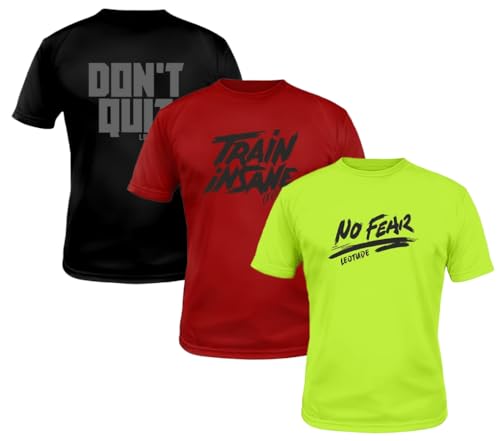 Regular Fit Half Sleeve Round Neck Dri-Fit Tshirt for Men's Combo (Pack of 3)