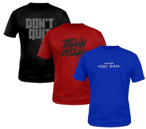 Regular Fit Half Sleeve Round Neck Dri-Fit Tshirt for Men's Combo (Pack of 3)