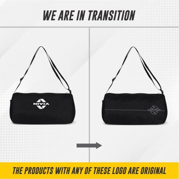 NIVIA Basic Duffle Polyester Bag, Gym Bag