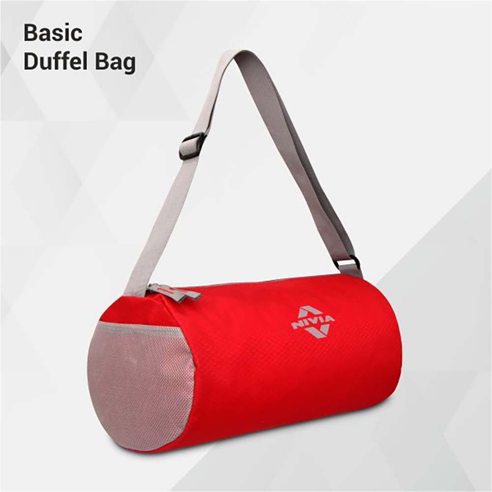 NIVIA Basic Duffle Polyester Bag, Gym Bag