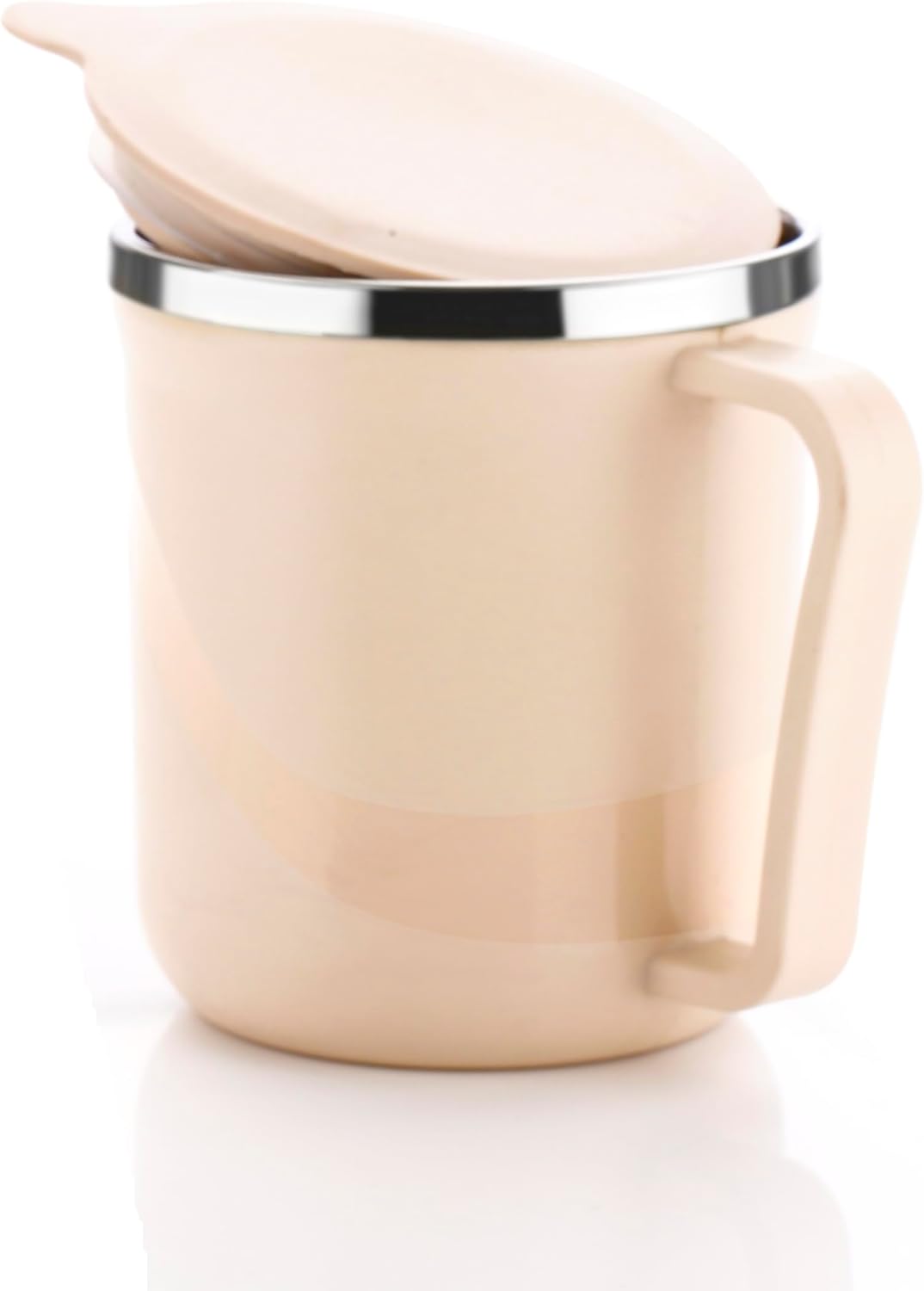 Insulated Stainless Steel Coffee Mug with Lid – 300ml