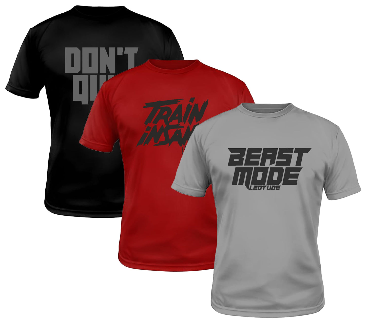 Regular Fit Half Sleeve Round Neck Dri-Fit Tshirt for Men's Combo (Pack of 3)