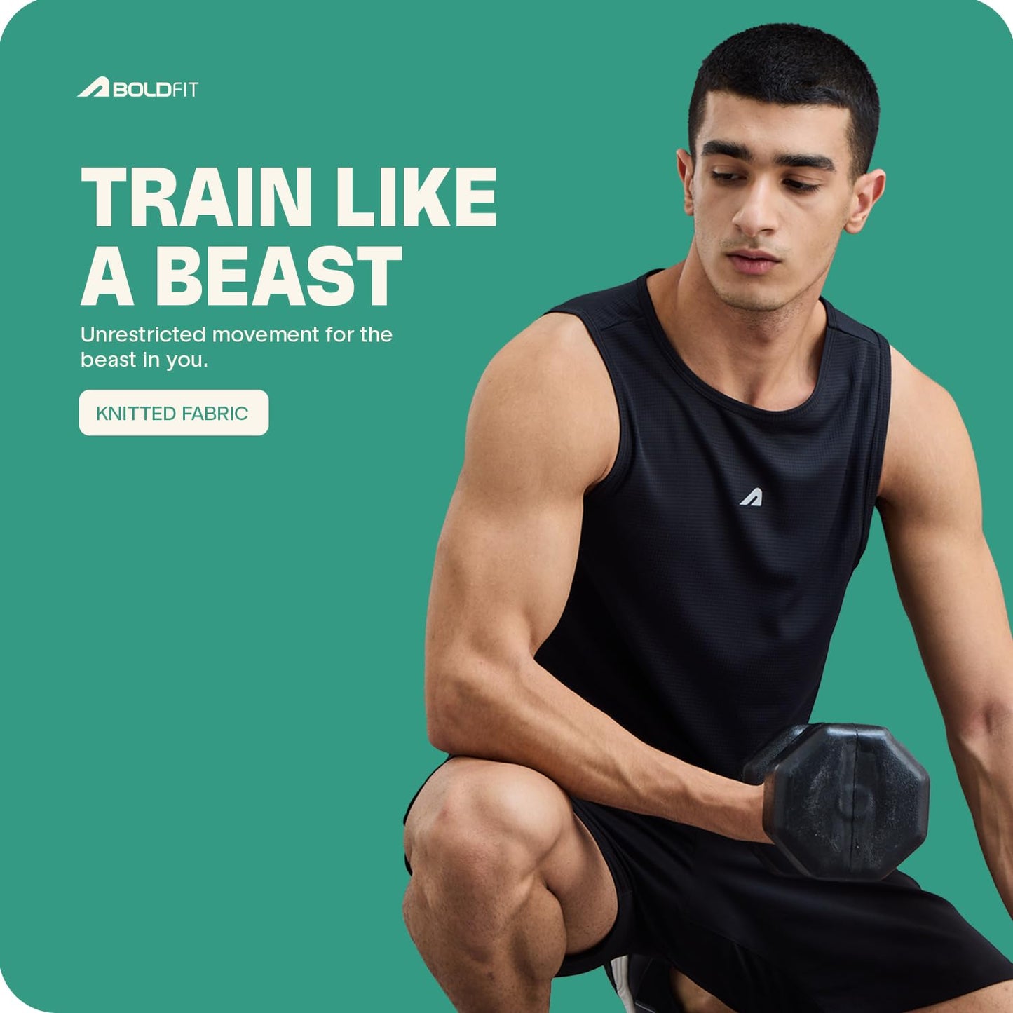 Boldfit Men's Polyester Regular Fit Vest