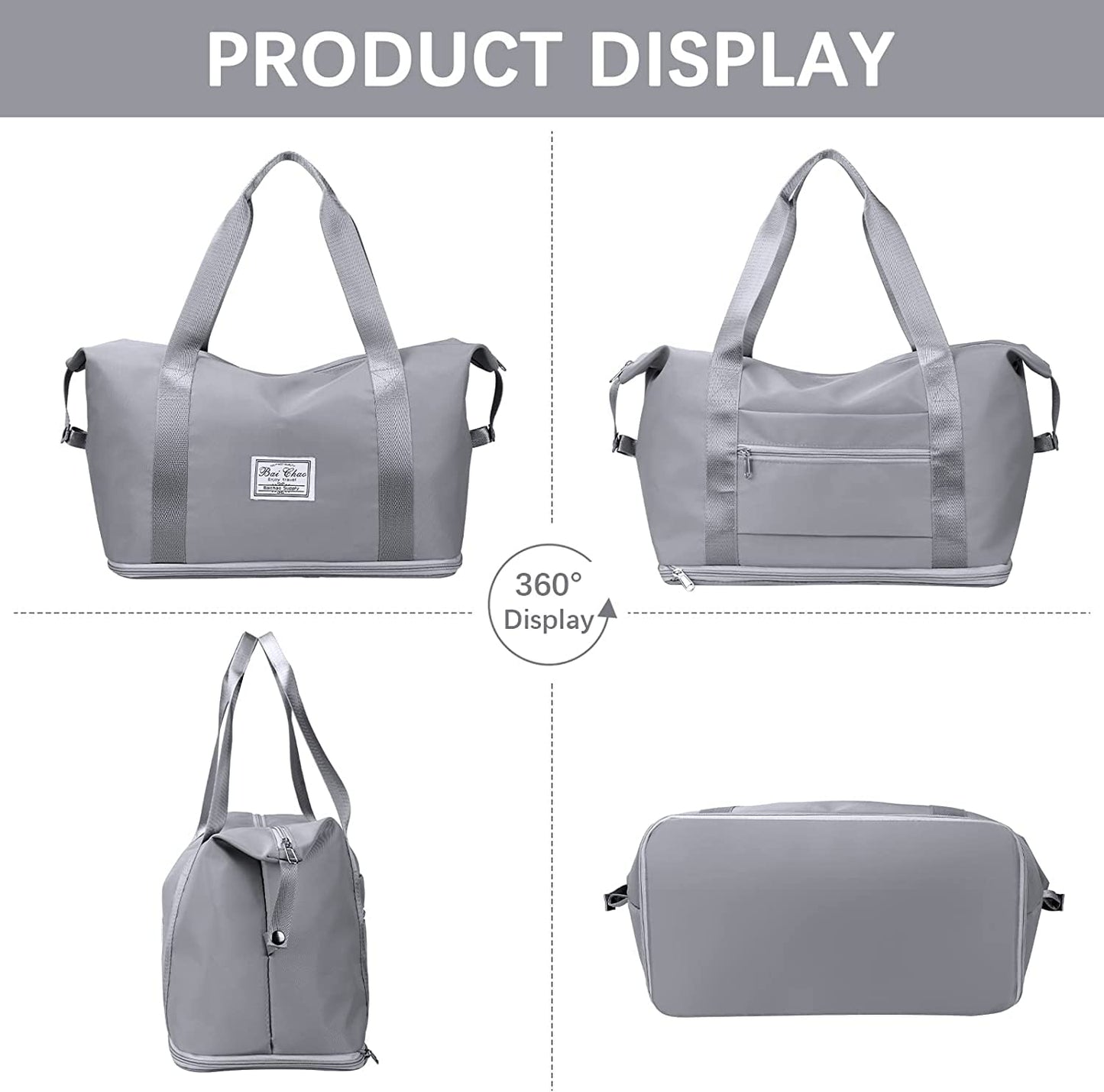 Nylon 40 Cms Travel Duffle Bag