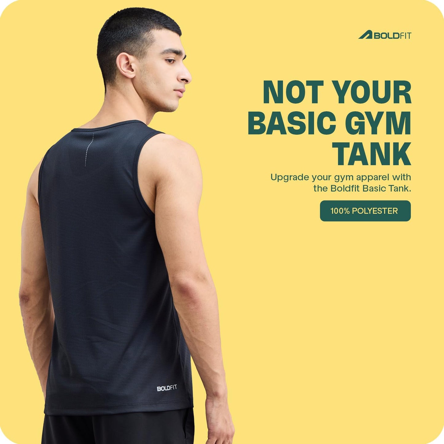 Boldfit Men's Polyester Regular Fit Vest