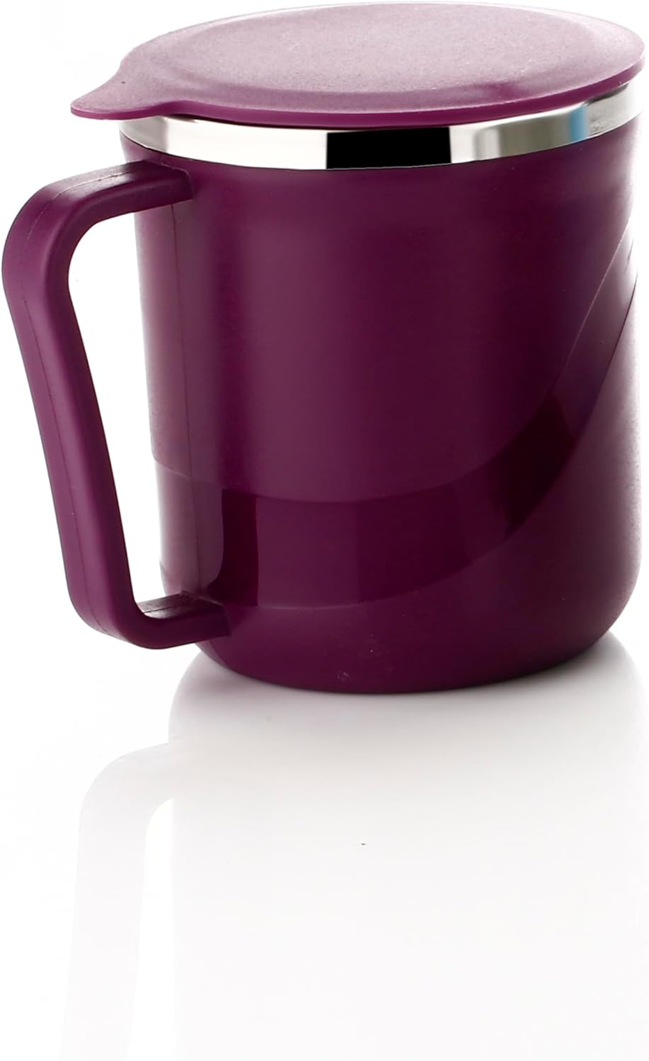 Insulated Stainless Steel Coffee Mug with Lid – 300ml