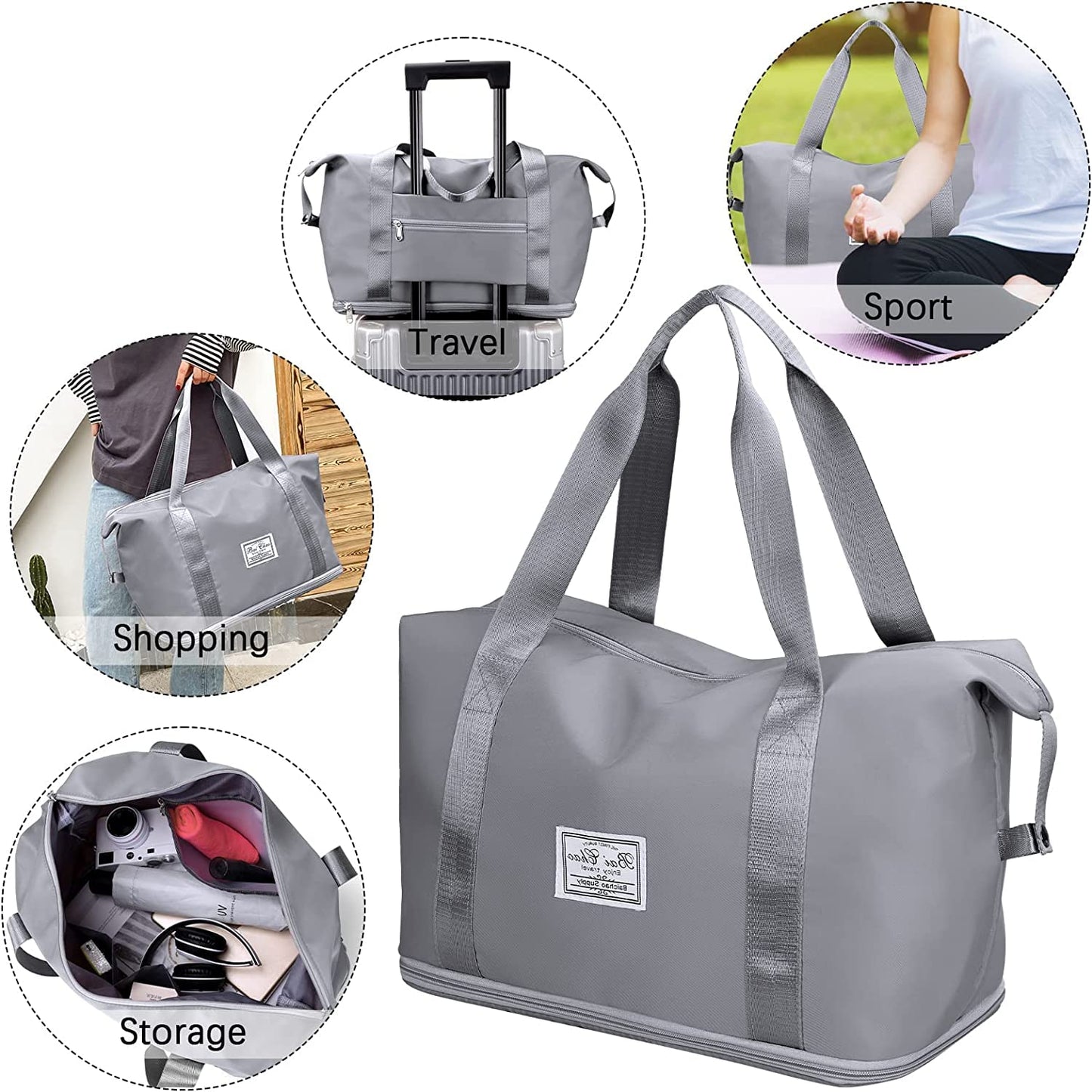 Nylon 40 Cms Travel Duffle Bag