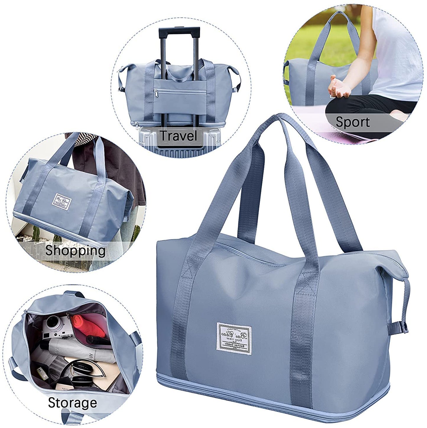 Nylon 40 Cms Travel Duffle Bag