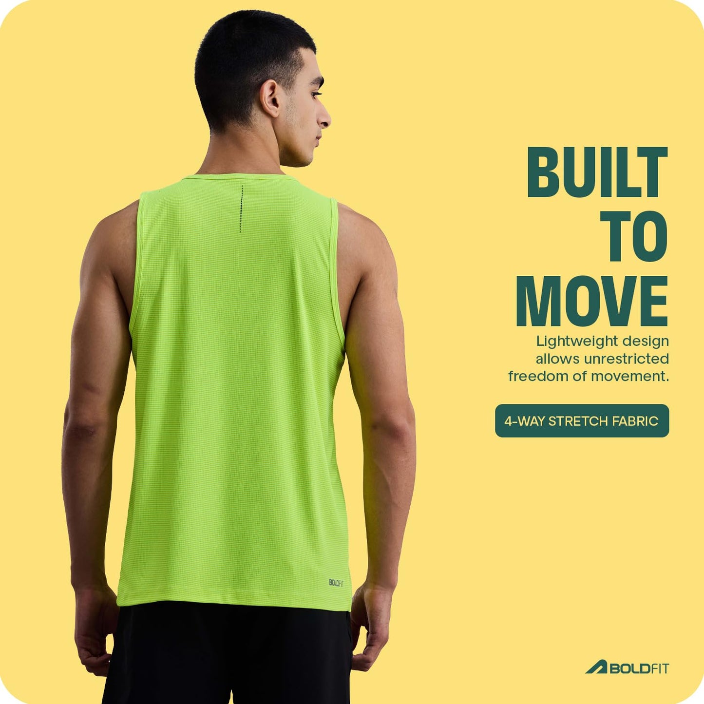 Boldfit Men's Polyester Regular Fit Vest