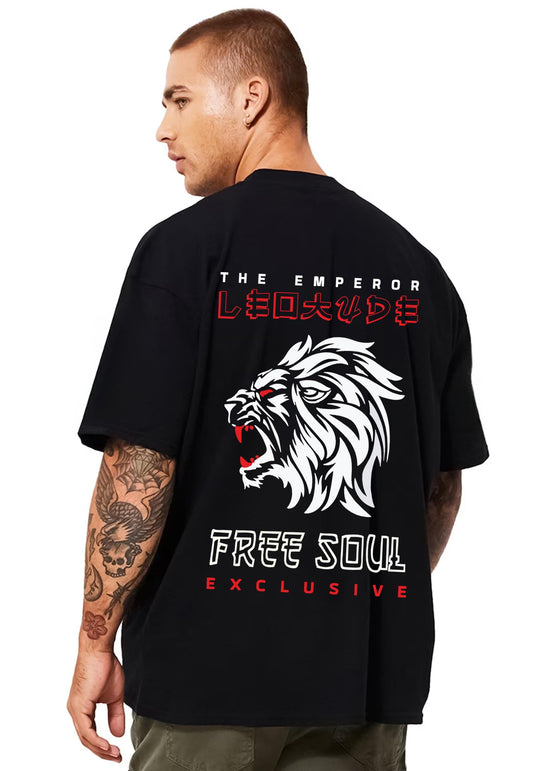 Men's Oversized Cottonblend Round Neck TShirt