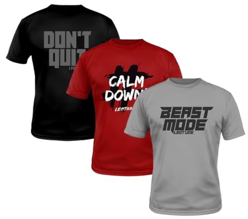 Regular Fit Half Sleeve Round Neck Dri-Fit Tshirt for Men's Combo (Pack of 3)