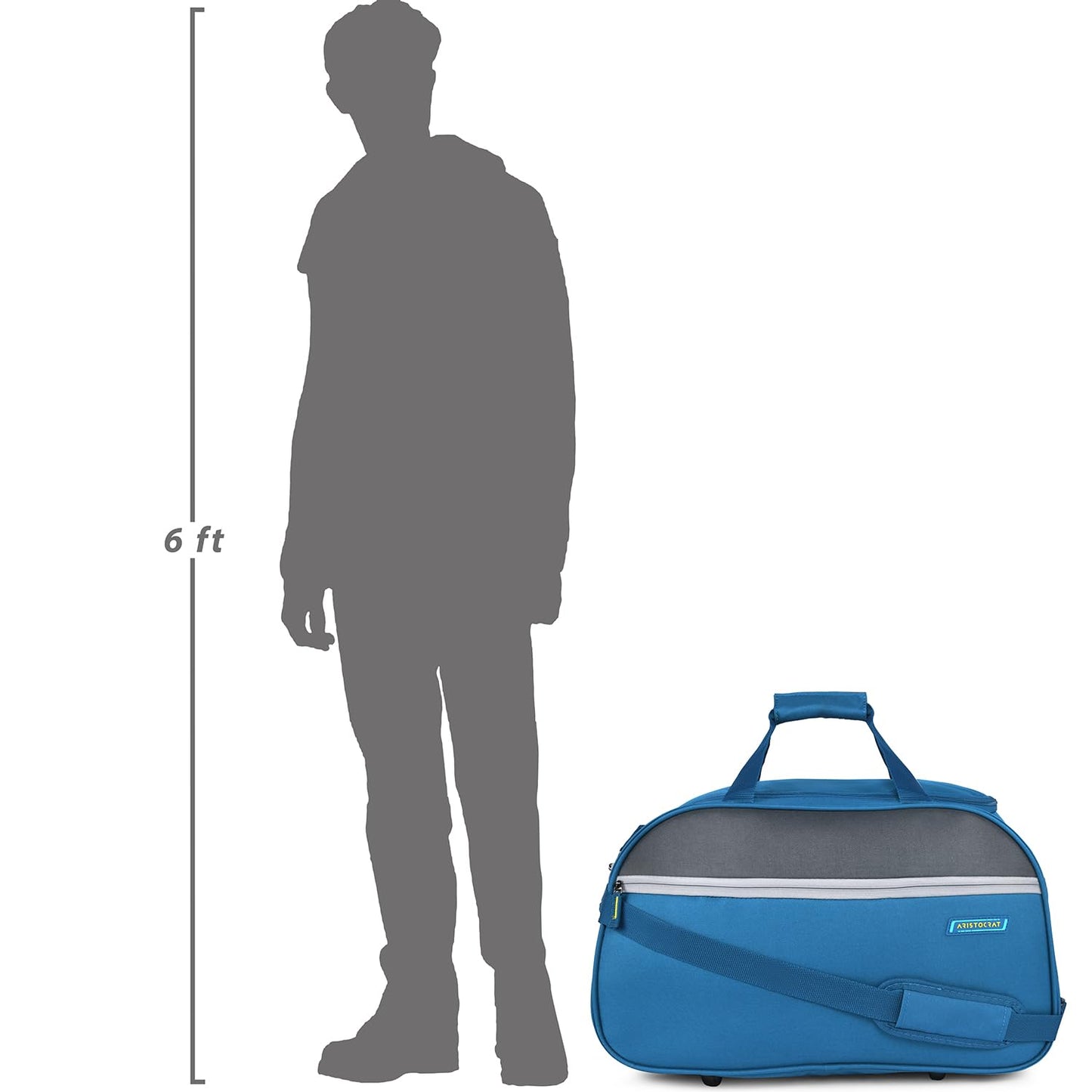 Aristocrat Enigma 52 Cm Polyester Softsided Cabin Size Duffle Bag