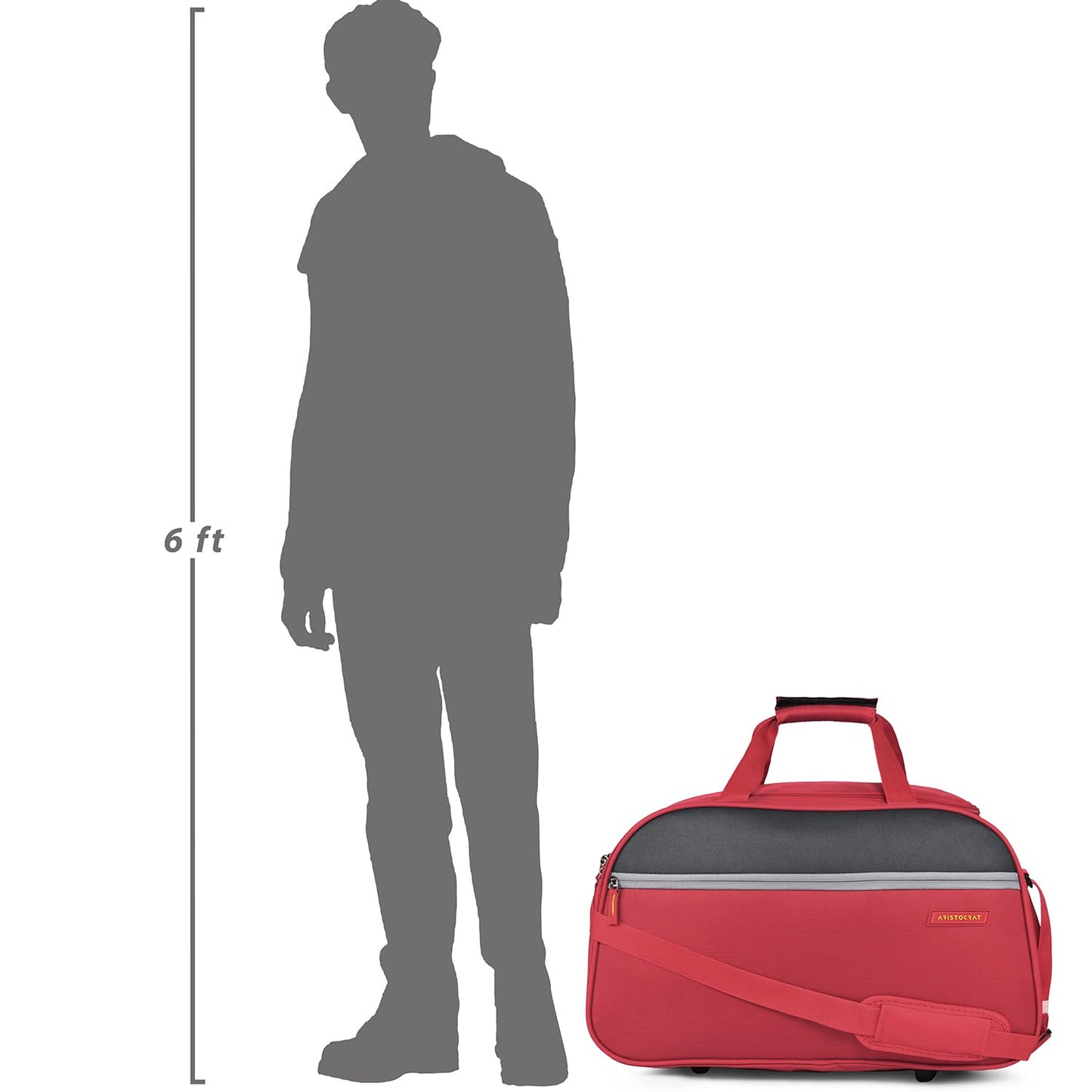 Aristocrat Enigma 52 Cm Polyester Softsided Cabin Size Duffle Bag