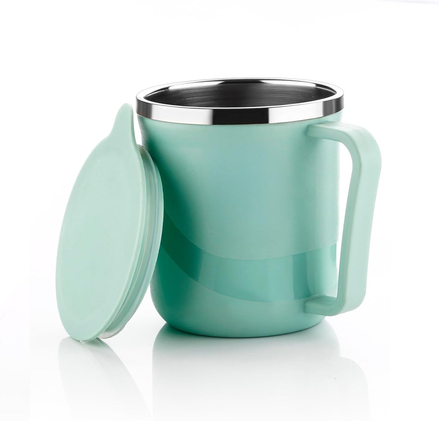 Insulated Stainless Steel Coffee Mug with Lid – 300ml