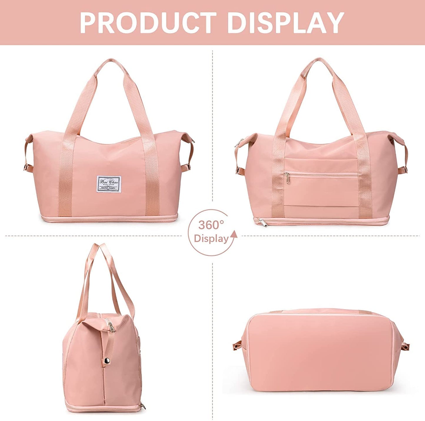 Nylon 40 Cms Travel Duffle Bag