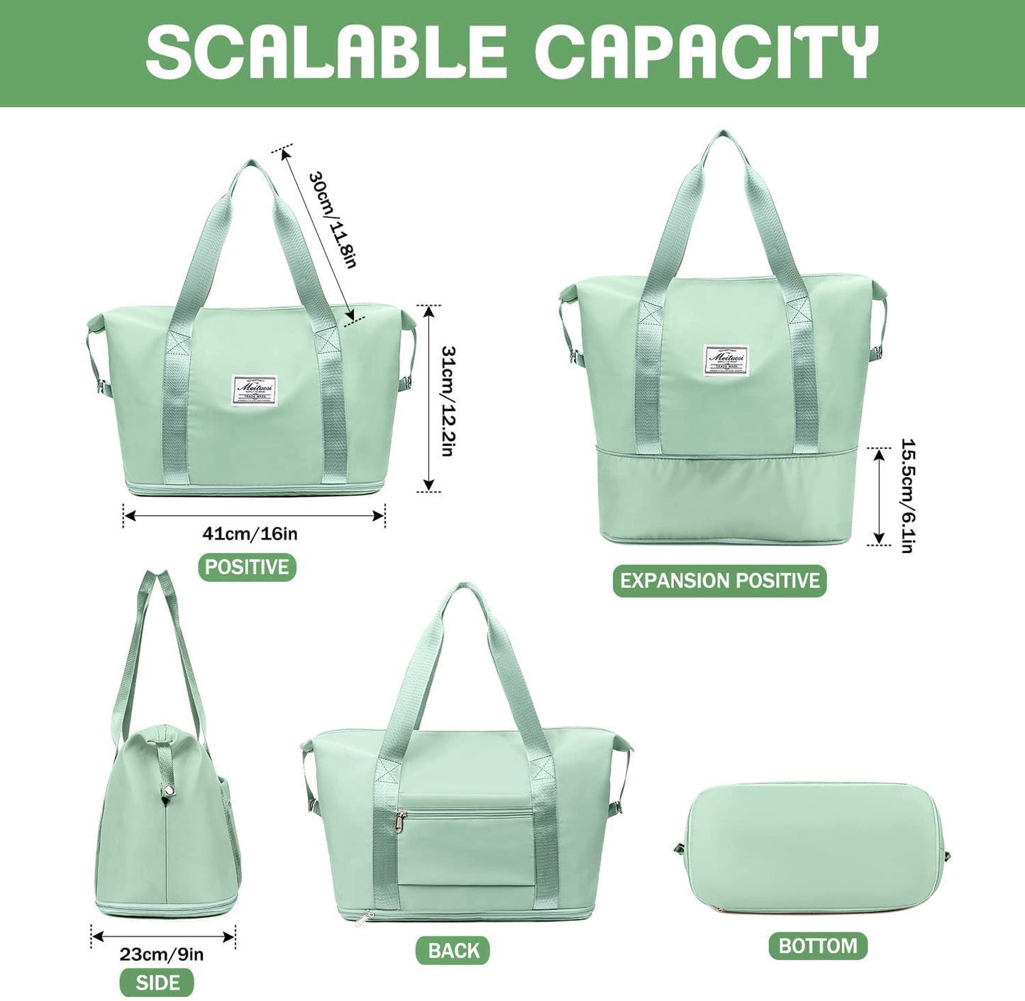 Nylon 40 Cms Travel Duffle Bag