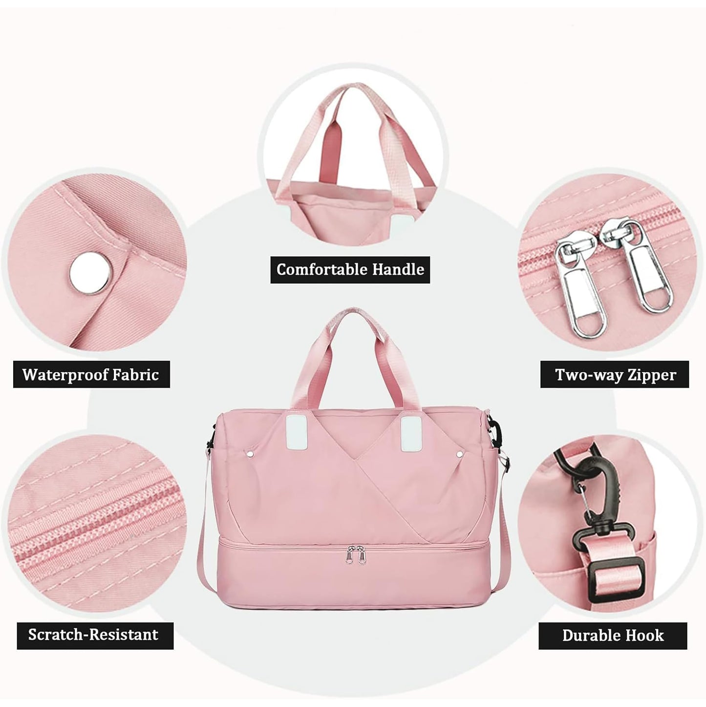 Nylon 40 Cms Travel Duffle Bag