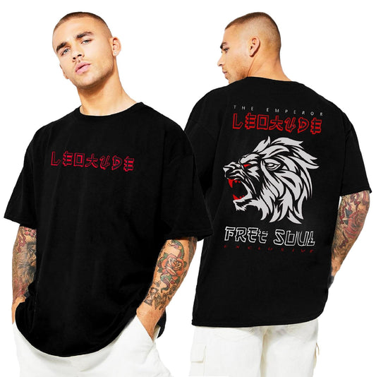 Men's Oversized Cottonblend Round Neck TShirt