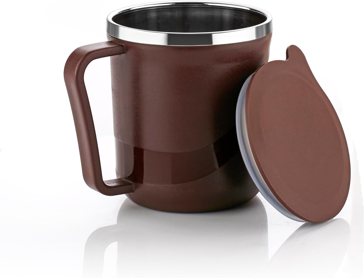 Insulated Stainless Steel Coffee Mug with Lid – 300ml