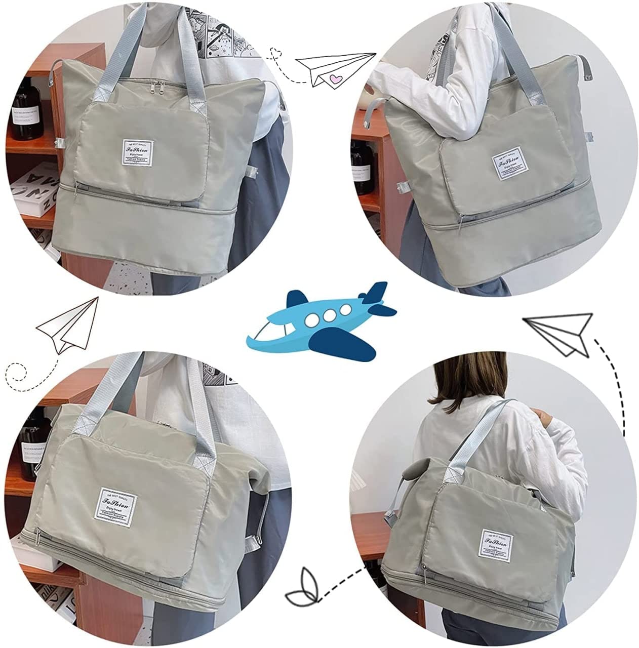 Nylon 40 Cms Travel Duffle Bag